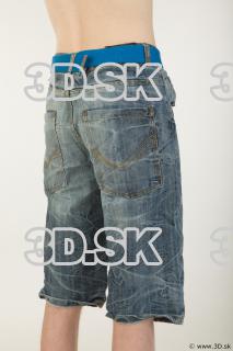 Thigh blue jeans shorts of Wesley 0006